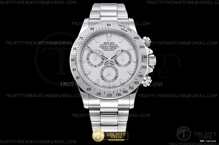 Aaa fake watches Stk ROLDYT0441C SH4130 904L SS 116520 Wht Daytona – QF SS 1101